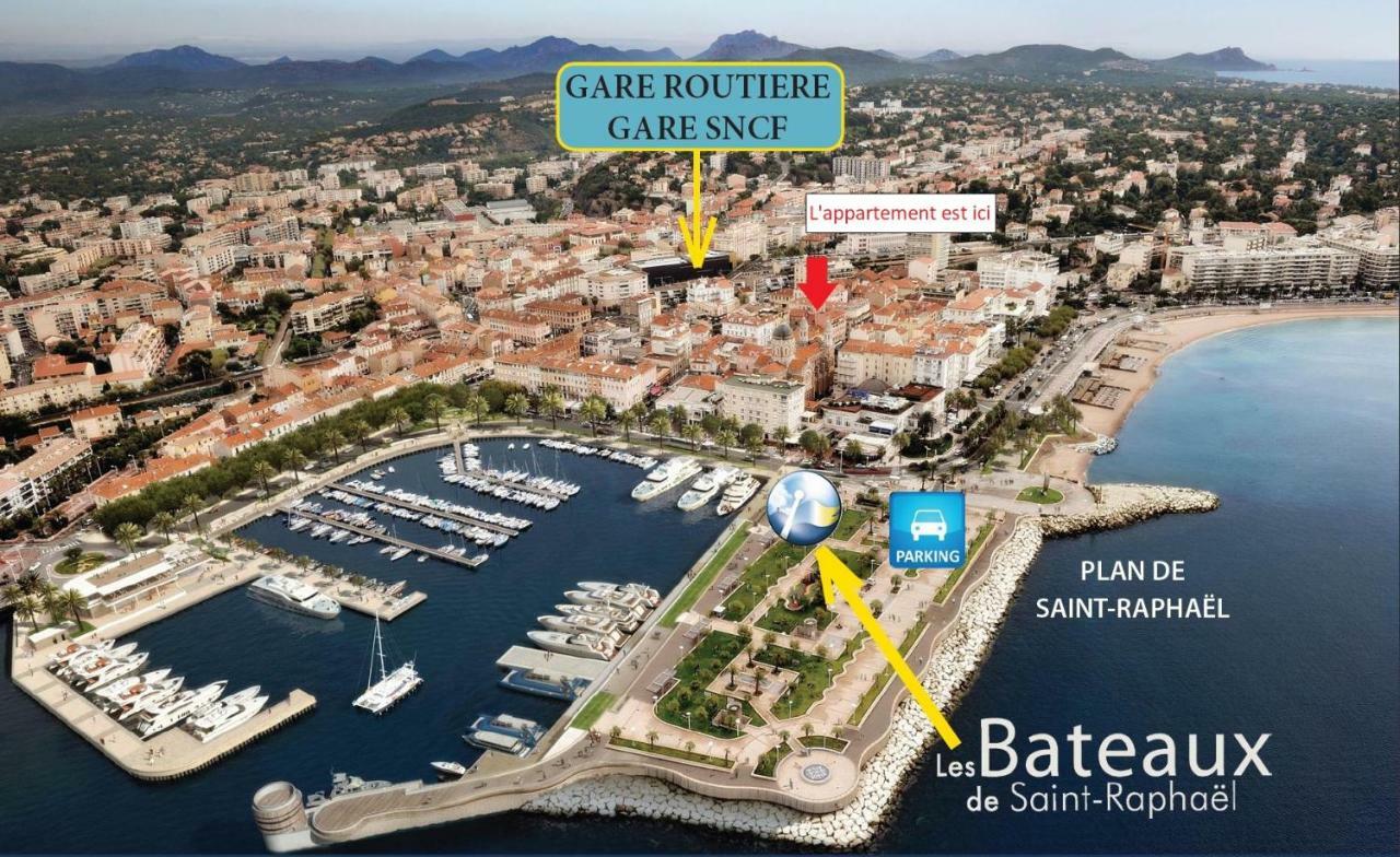 Nouveau F2 Calme Coeur De Ville 1Min De La Plage แซ็งต์-ราฟาเอล ภายนอก รูปภาพ